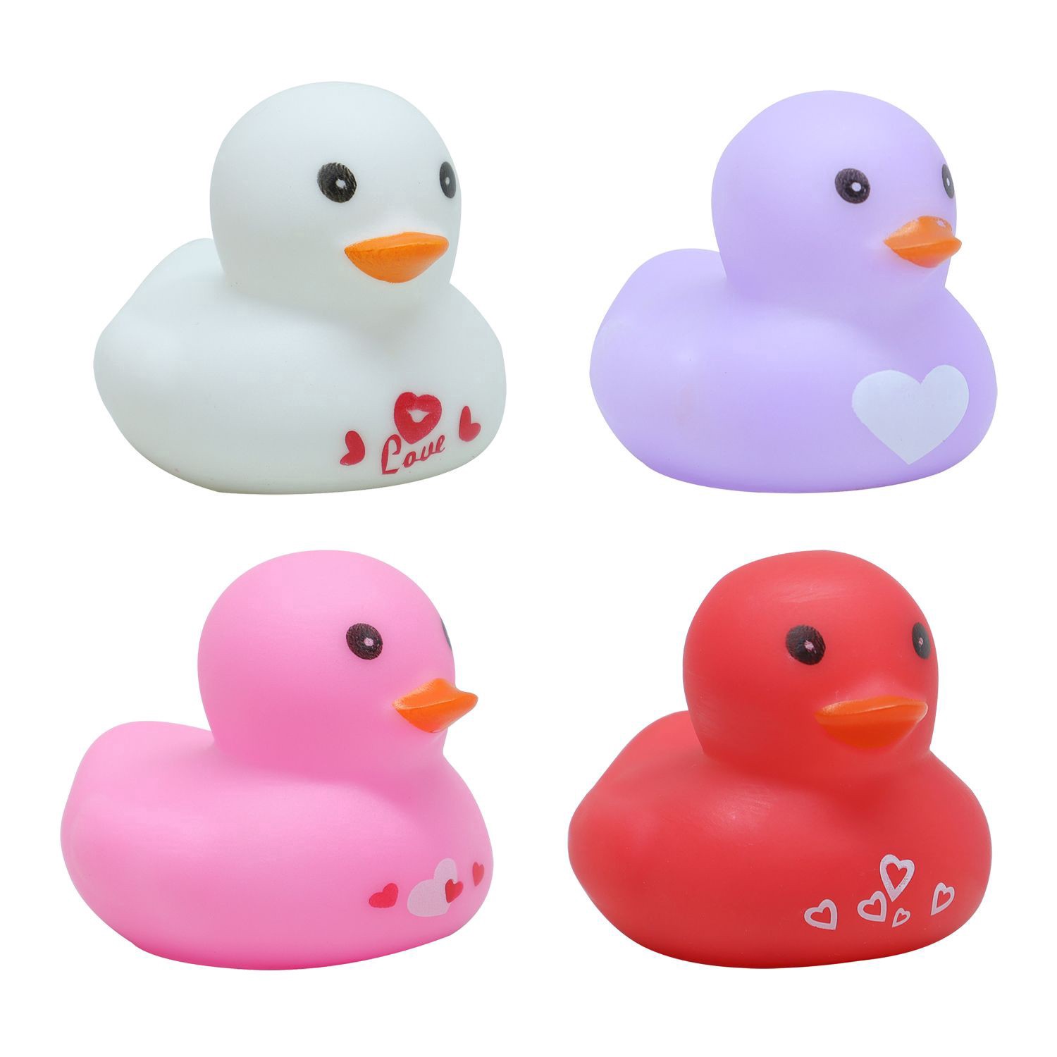 slide 1 of 1, RED AND PINK Heart Capsules, 16 ct