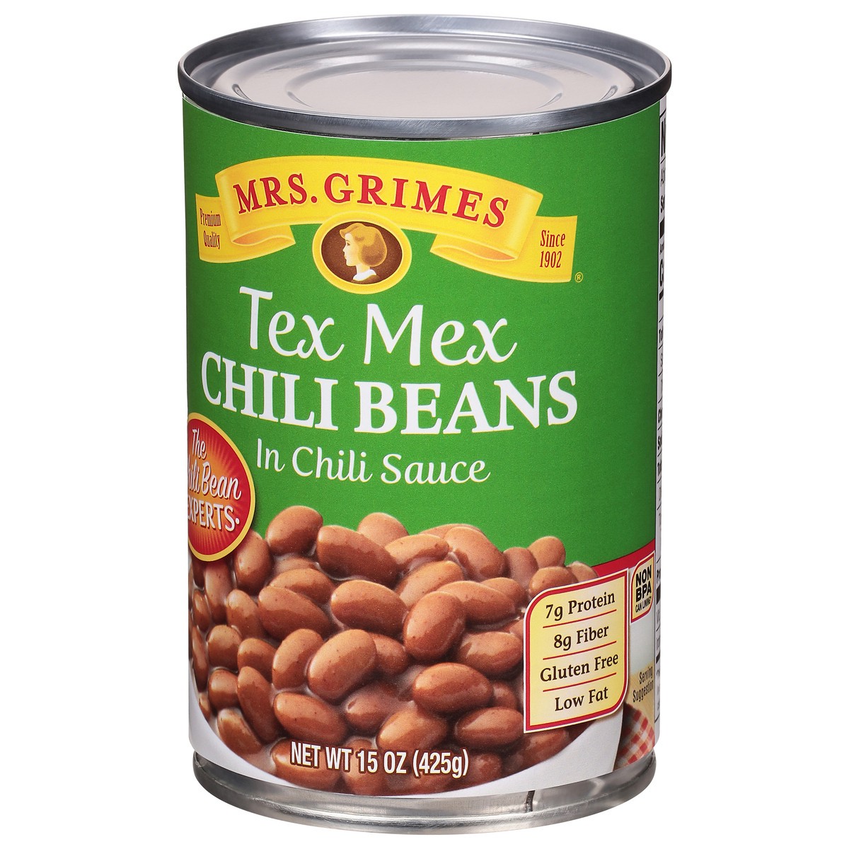 slide 9 of 9, Mrs. Grimes Tex Mex Chili Beans in Chili Sauce 15 oz, 15 oz
