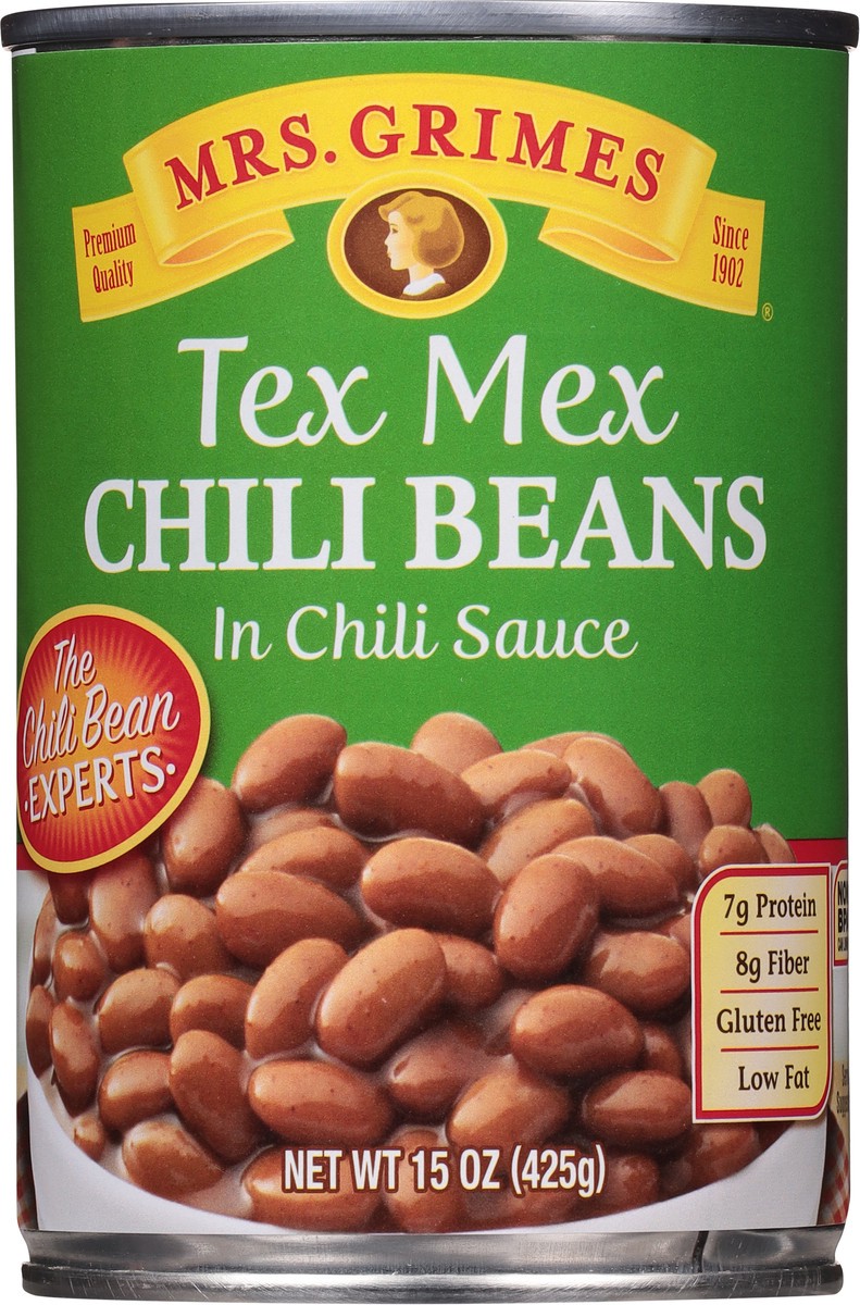 slide 2 of 9, Mrs. Grimes Tex Mex Chili Beans in Chili Sauce 15 oz, 15 oz