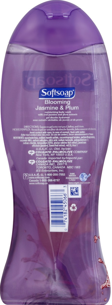 slide 6 of 6, Softsoap Blooming Jasmine & Plum Body Wash, 18 fl oz