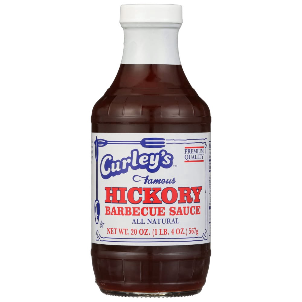 slide 1 of 3, Curleys Hickory Bbq, 20 oz
