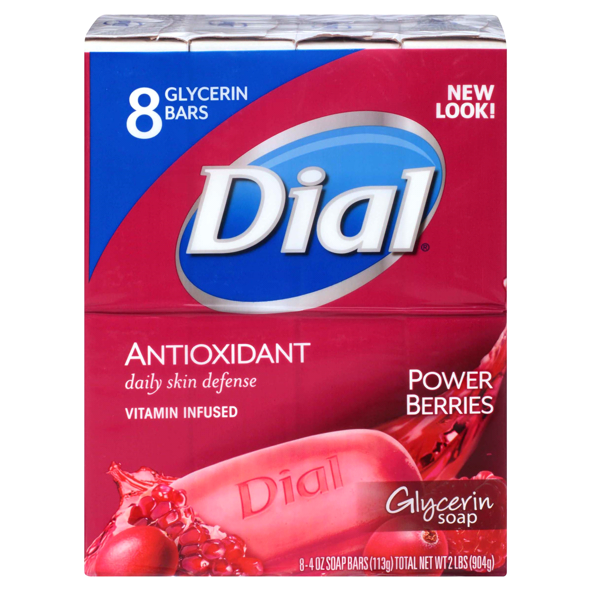 slide 1 of 7, Dial Glycerin Soap, Antioxidant, Power Berries, 8 Each, 8 ct