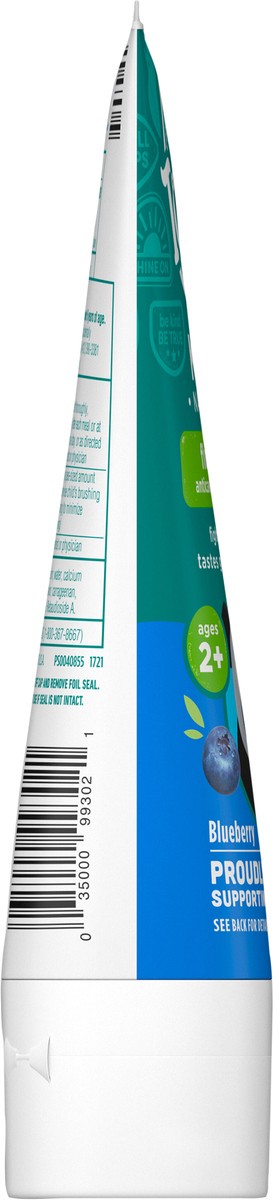 slide 5 of 7, Tom's Of Maine Kids Help Save The Animals Blueberry Anticavity Toothpaste, 5.1 oz