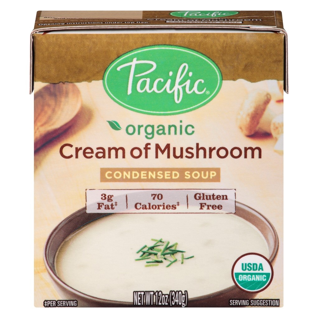 slide 1 of 9, Pacific Foods Cream of Mushroom Condensed Soup, 12 oz