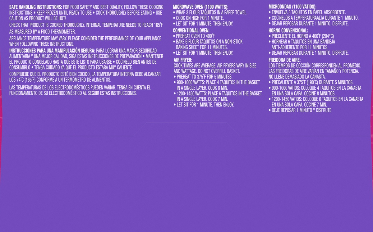 slide 5 of 9, Delimex Beef & Cheese Large Flour Taquitos Frozen Snacks, 42 ct Box, 50.4 oz