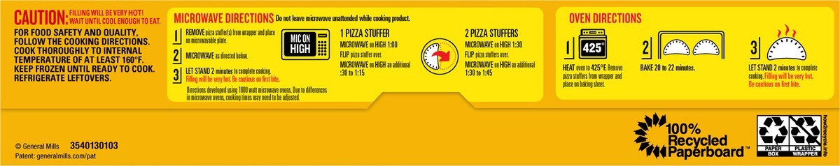 slide 5 of 9, Totino's Pizza Stuffers, Triple Cheese Flavored, Frozen Snacks, 8 ct, 8 ct