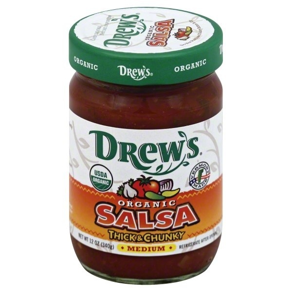 slide 1 of 1, Drew's Salsa - All Natural Medium, 12 oz