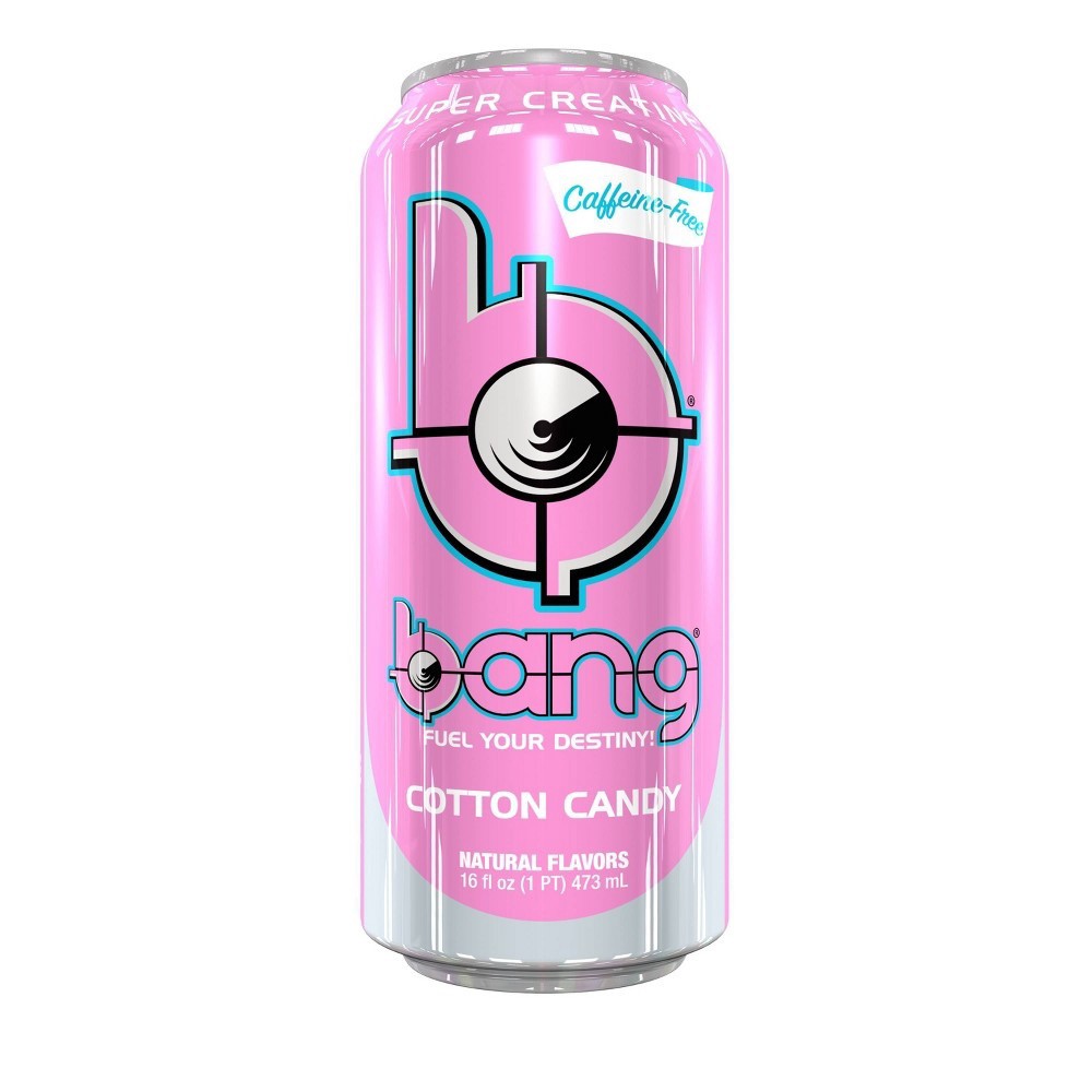 slide 3 of 3, BANG Cotton Candy Energy Drink - 4 ct; 16 fl oz, 4 ct; 16 fl oz