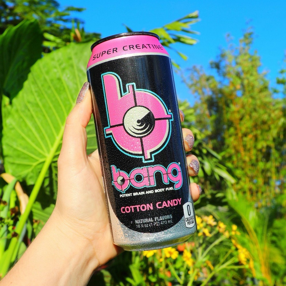 slide 2 of 3, BANG Cotton Candy Energy Drink - 4 ct; 16 fl oz, 4 ct; 16 fl oz