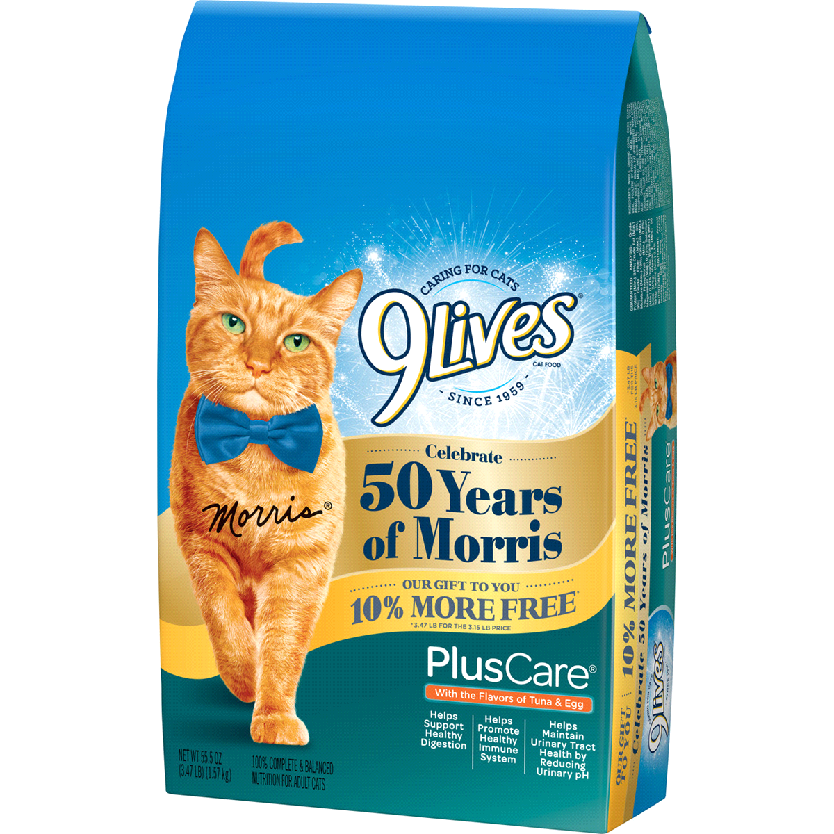slide 4 of 4, 9Lives Cat Food 55.5 oz, 55.5 oz