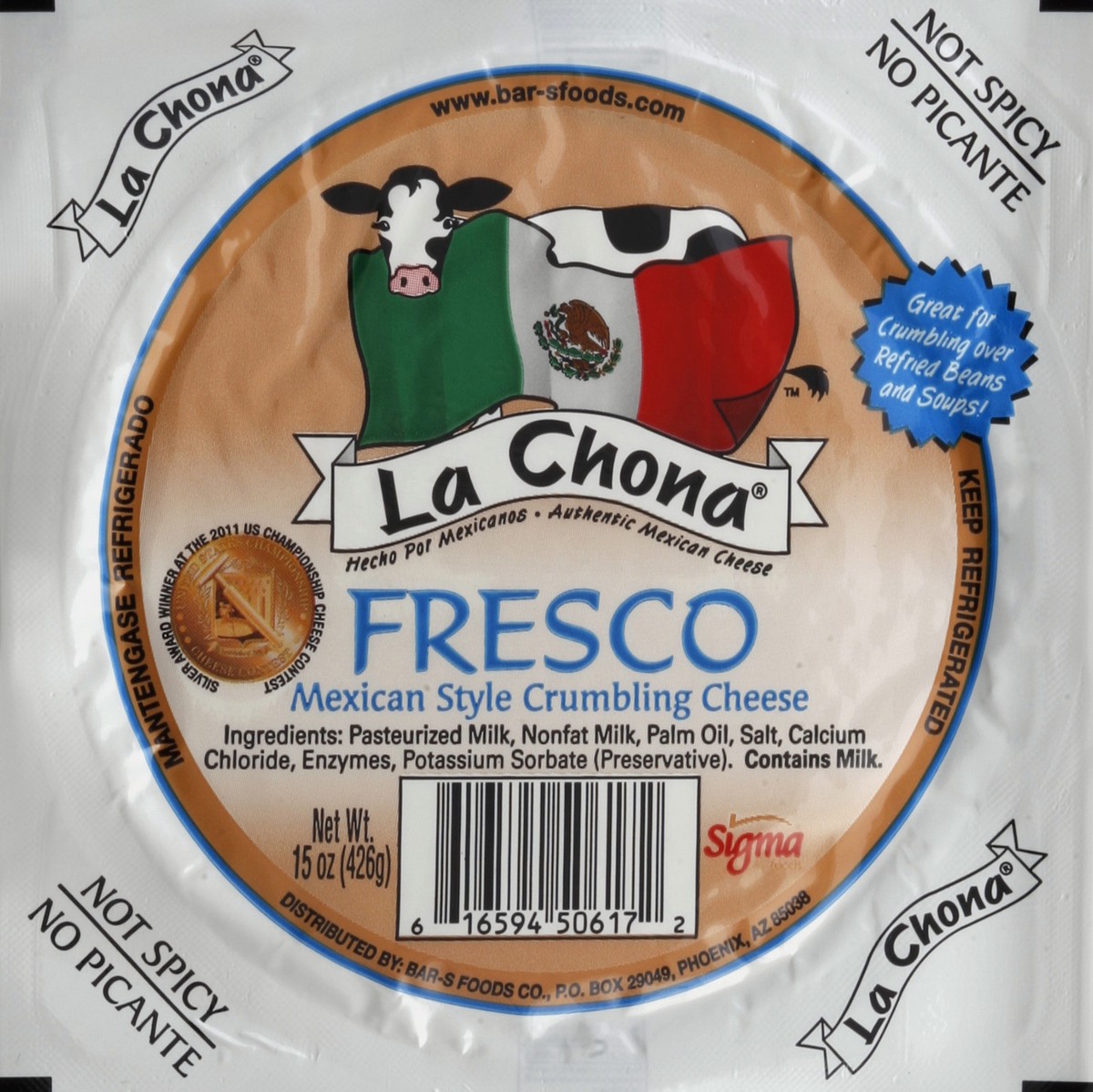 slide 1 of 5, La Chona Fresco 15 oz, 15 oz