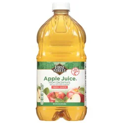 First Street Apple Juice- 64 oz