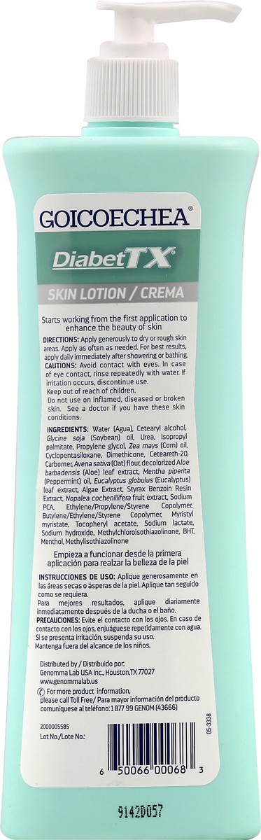 slide 8 of 12, DiabetTX Goicoechea Skin Lotion 13.5 oz, 13.5 oz