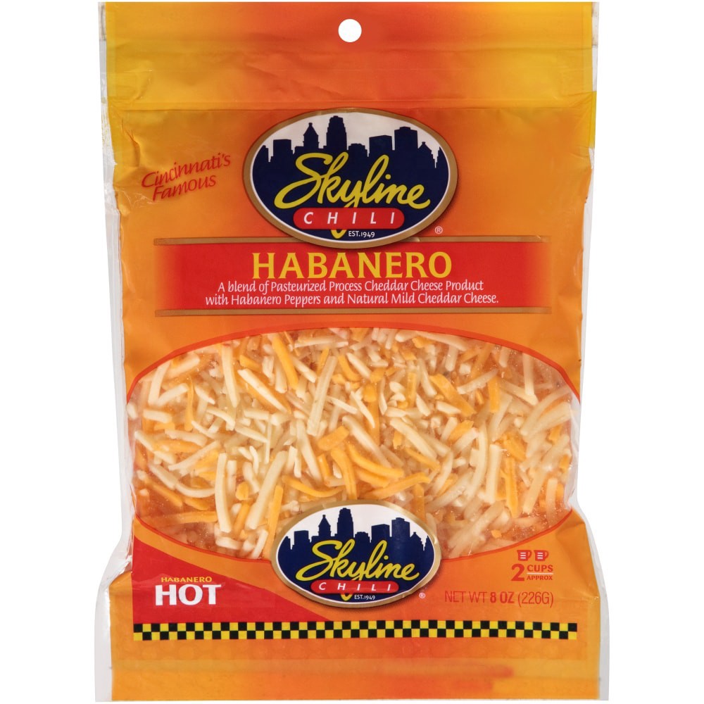 slide 2 of 3, Skyline Chili Hot Habanero Shredded Cheese, 8 oz