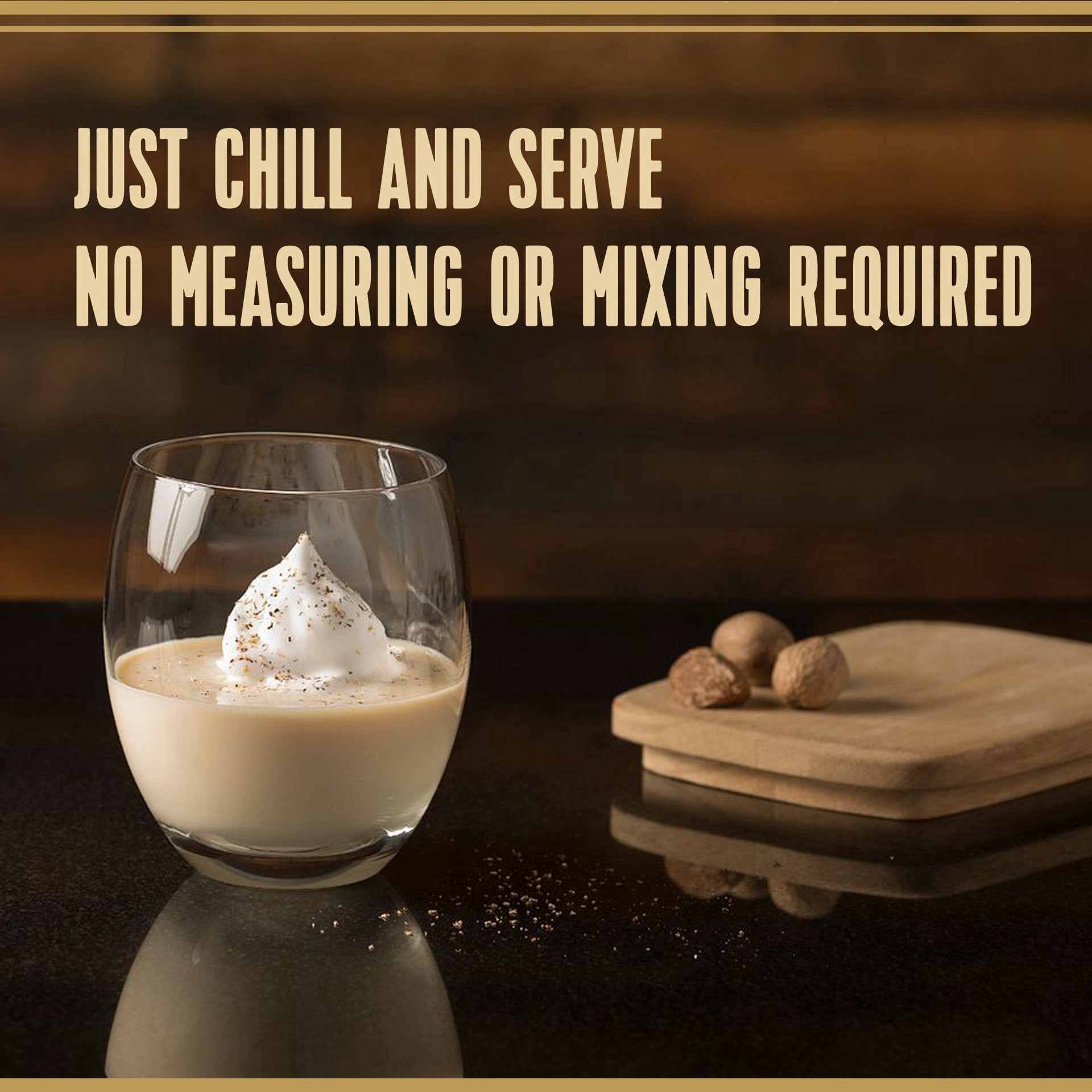 slide 3 of 3, Evan Williams Nog, 750 ml