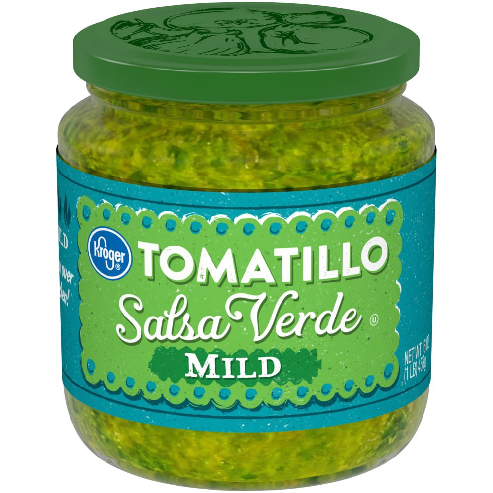 slide 3 of 3, Kroger Tomatillo Salsa Verde - Mild, 16 oz