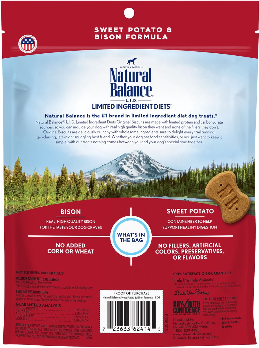 slide 8 of 8, Natural Balance Dog Treat, 14 oz