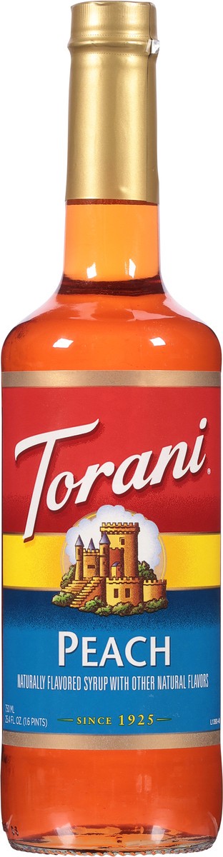 slide 8 of 13, Torani Peach Syrup - 750 ml, 750 ml