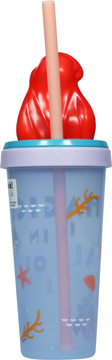 slide 8 of 9, Zak! Designs Everyday Smiles Princess Ariel Super Sipper Tumbler 18 Oz 1 ea, 1 ct