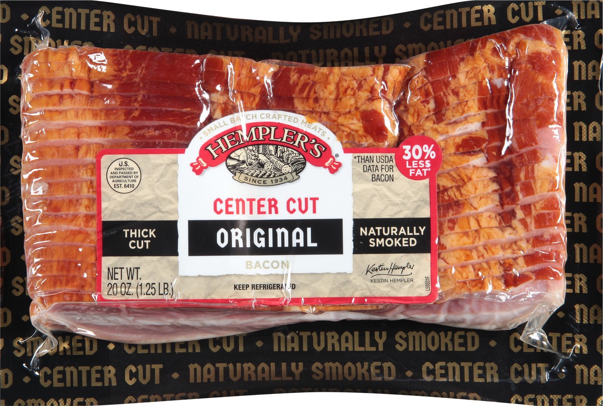 slide 5 of 13, Hempler's Center Cut Original Bacon 20 oz, 20 oz