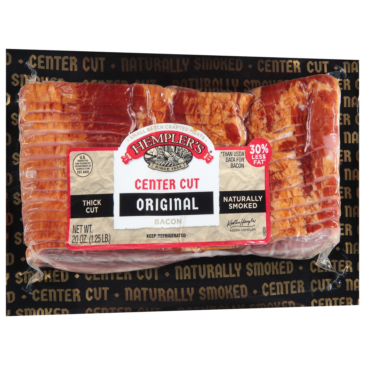 slide 2 of 13, Hempler's Center Cut Original Bacon 20 oz, 20 oz