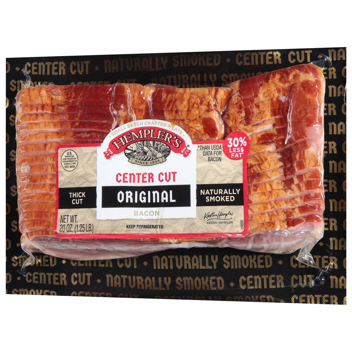 slide 9 of 13, Hempler's Center Cut Original Bacon 20 oz, 20 oz