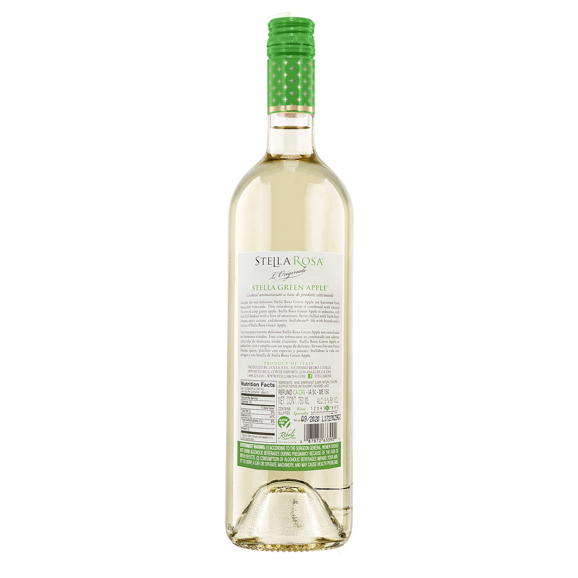 slide 2 of 9, Stella Rosa Green Apple Semi-Sweet White Wine 750 ml, 750 ml