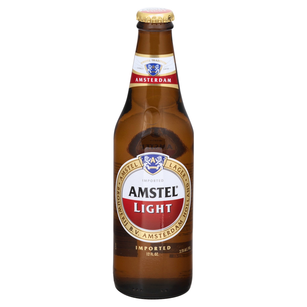 slide 1 of 1, Amstel Light Beer Single Bottle, 12 oz