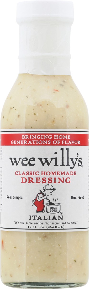 slide 1 of 13, Wee Willy's Italian Dressing 12 fl oz, 12 fl oz