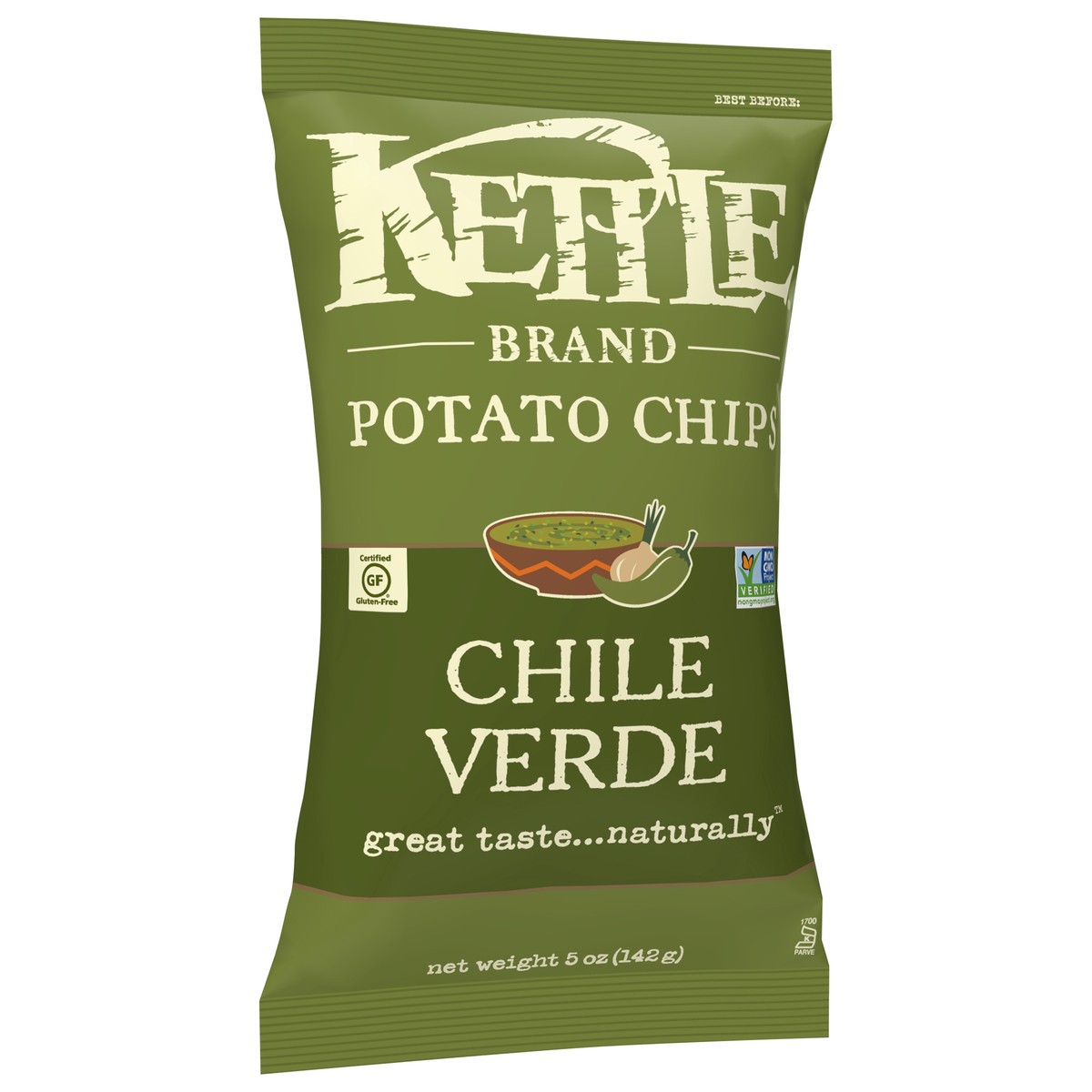 slide 6 of 8, Kettle Brand Chile Verde Potato Chips 5 oz, 5 oz