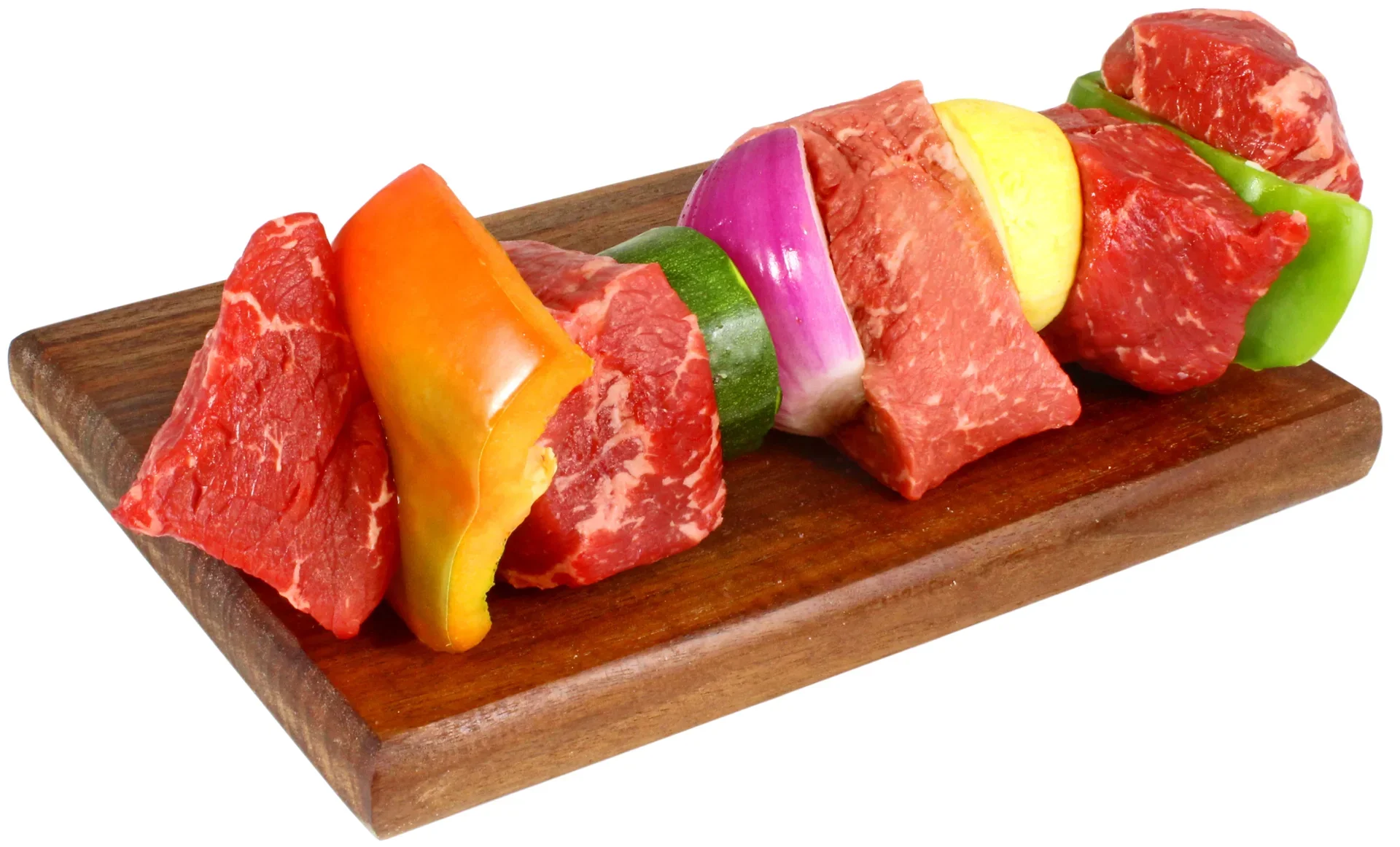 slide 1 of 1, Central Market Beef Kabobs, per lb
