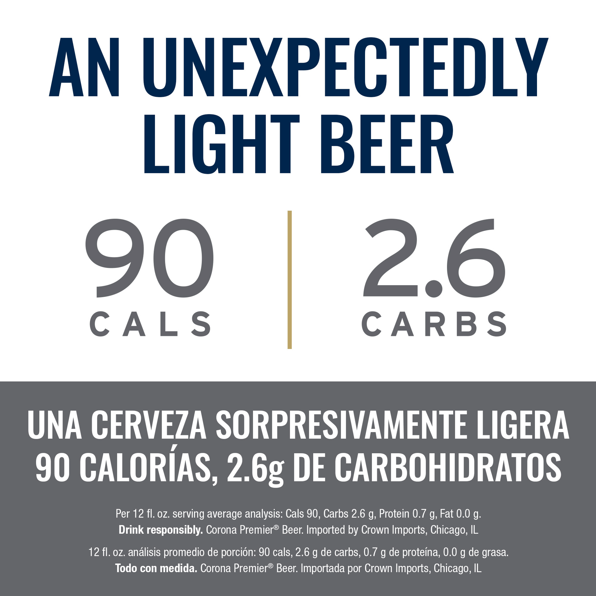 slide 5 of 10, Corona Premier Mexican Lager Light Beer, 4 pk 16 fl oz Cans, 4.0% ABV, 4 ct