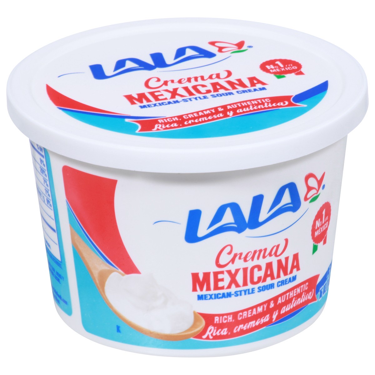 slide 7 of 9, LALA Mexican-Style Crema Mexicana Sour Cream 16 oz, 16 oz