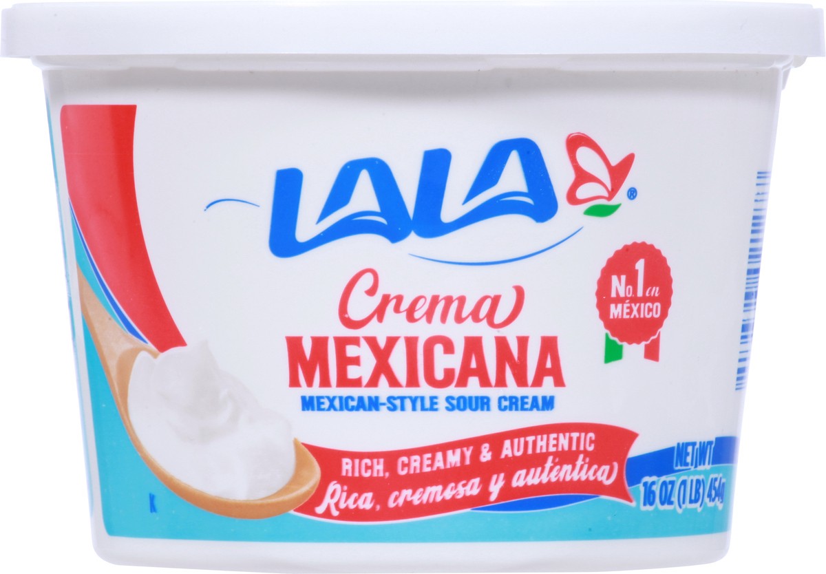 slide 5 of 9, LALA Mexican-Style Crema Mexicana Sour Cream 16 oz, 16 oz