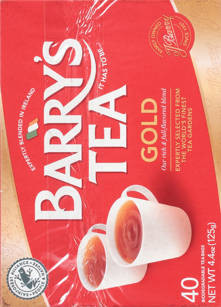 slide 4 of 9, Barry's Tea Gold Tea 40 Tea Bags - 40 ct, 40 ct