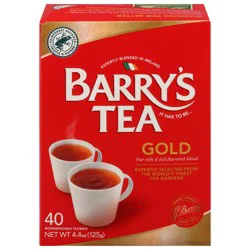 Barry's Tea Gold Tea 40 Biodegradable Tea Bags