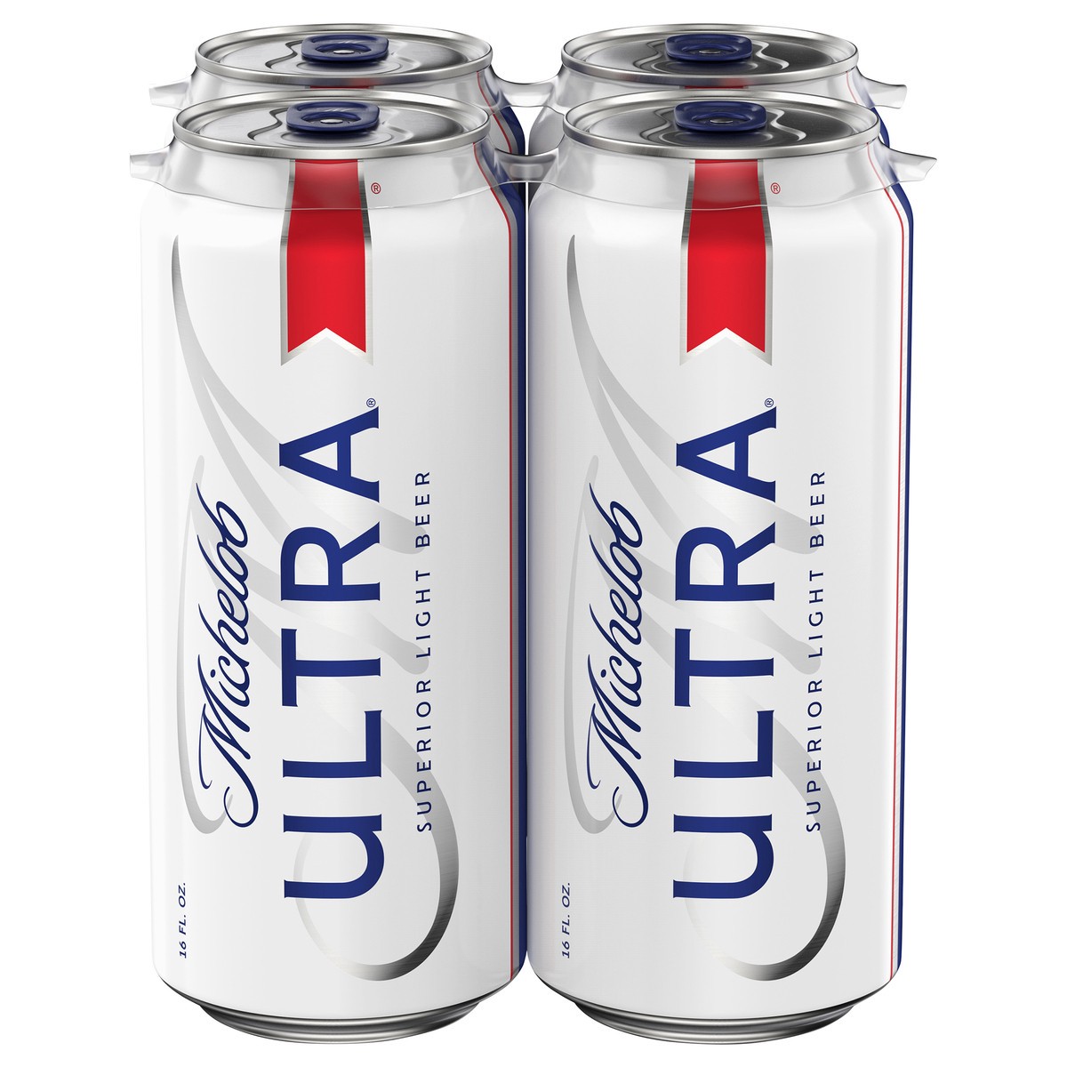 slide 1 of 2, Michelob Ultra Superior Light Beer 16 oz, 4 ct; 16 oz
