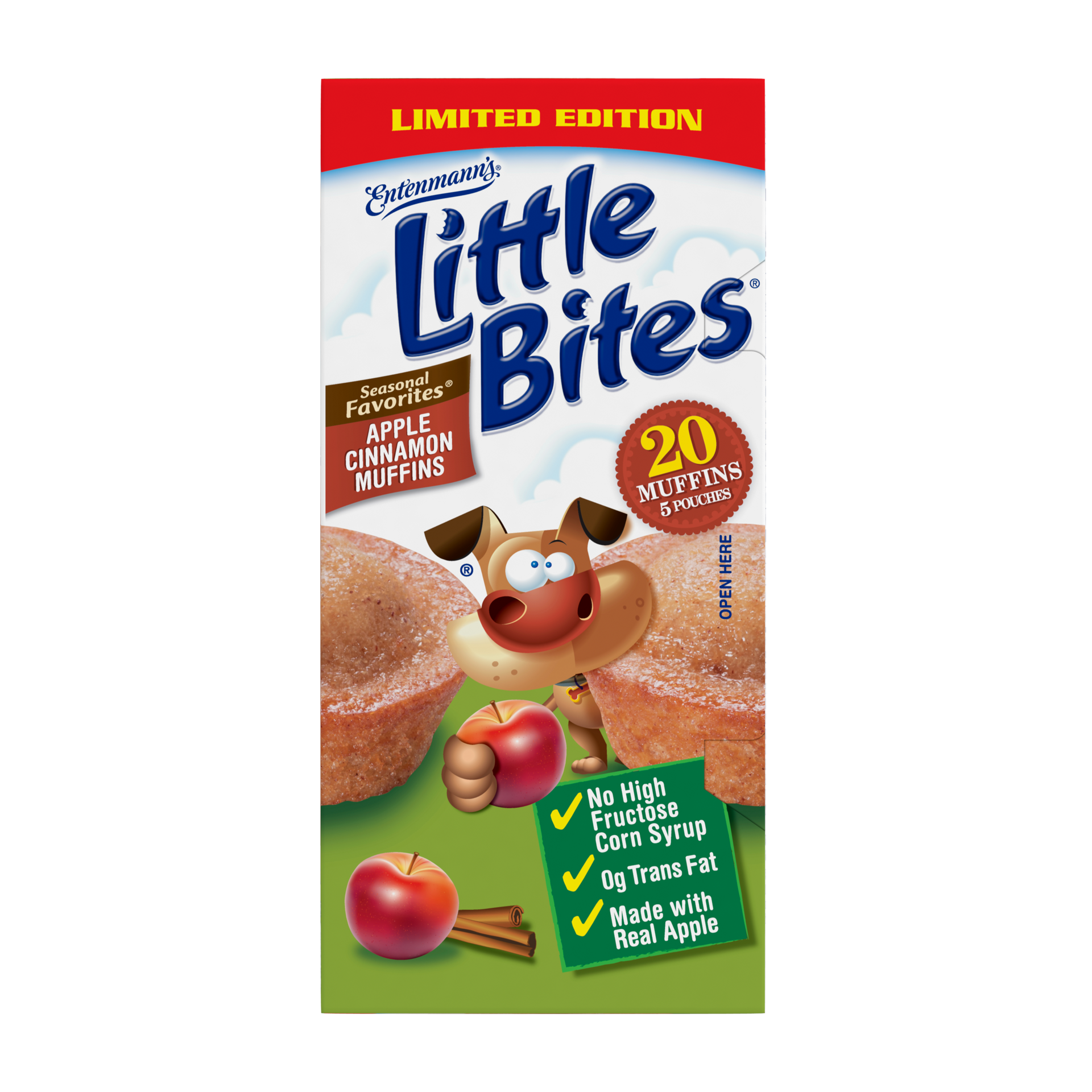 slide 3 of 5, Entenmann's Little Bites Apple Cinnamon Muffins, 8.25 oz