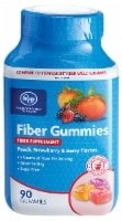 slide 1 of 1, Kroger Fiber Gummies, 90 ct