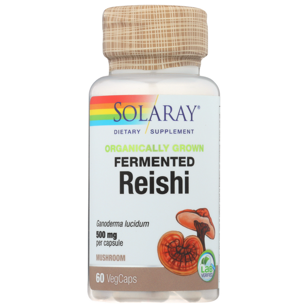 slide 1 of 1, Solaray Reishi Mushroom, 60 ct