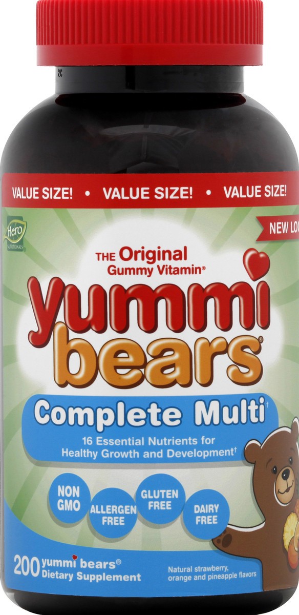 slide 5 of 10, Yummi Bears Complete Multi 200 ea, 200 ct