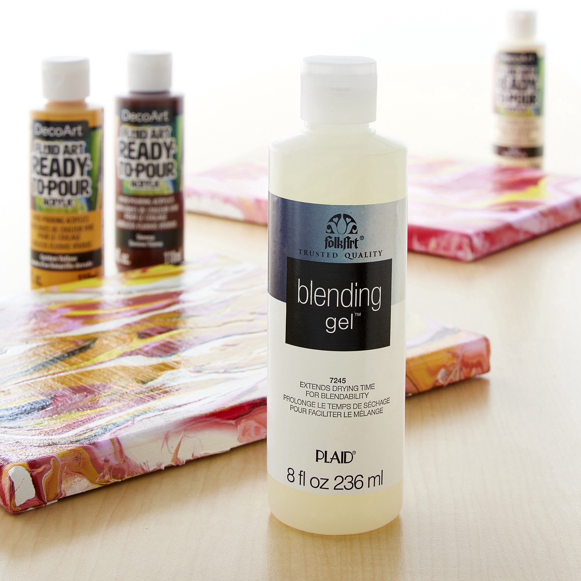 slide 2 of 4, Folkart Blending Gel, 8 fl oz