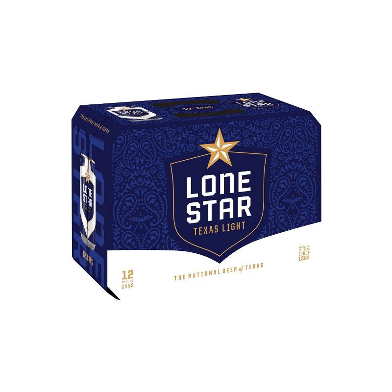 slide 5 of 8, Lone Star Texas Light Beer - 12pk/12 fl oz Cans, 12 ct; 12 fl oz