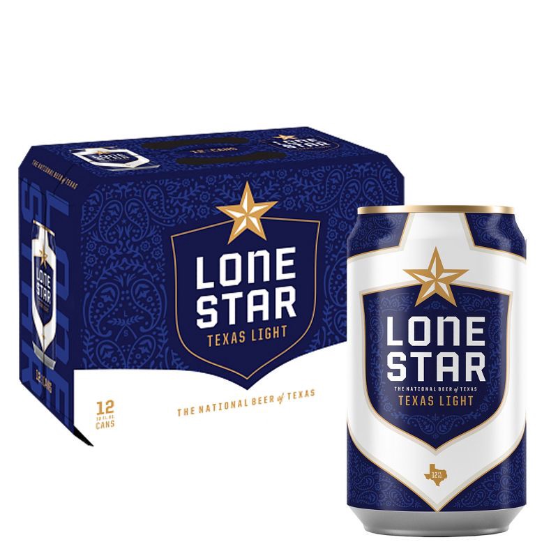 slide 1 of 4, Lone Star Texas Light Beer - 12pk/12 fl oz Cans, 12 ct; 12 fl oz