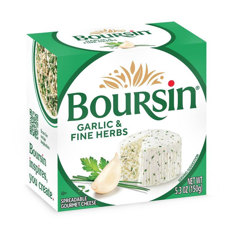 slide 6 of 6, Boursin Garlic And Herb Puck Cheese - 5.2oz, 5.2 oz