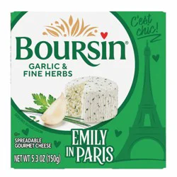 Boursin Garlic and Fine Herbs Gourmet Cheese - 5.3oz