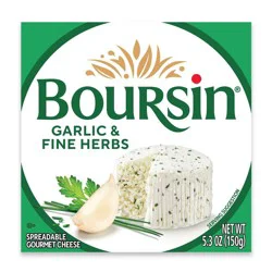 Boursin Garlic and Fine Herbs Gourmet Cheese - 5.3oz