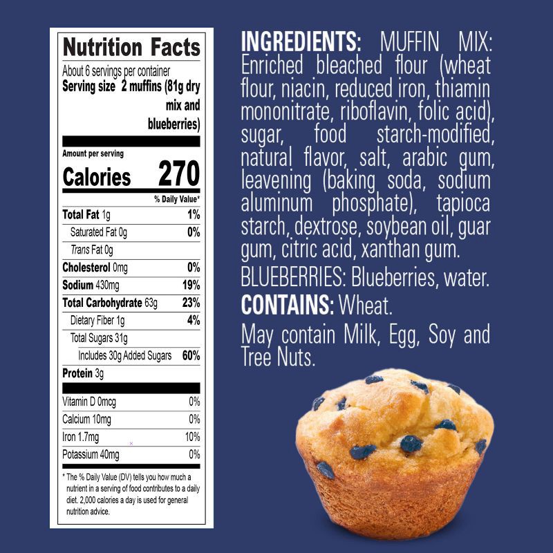 slide 10 of 10, Krusteaz Wild Blueberry Muffin Mix - 17.1oz, 17.1 oz