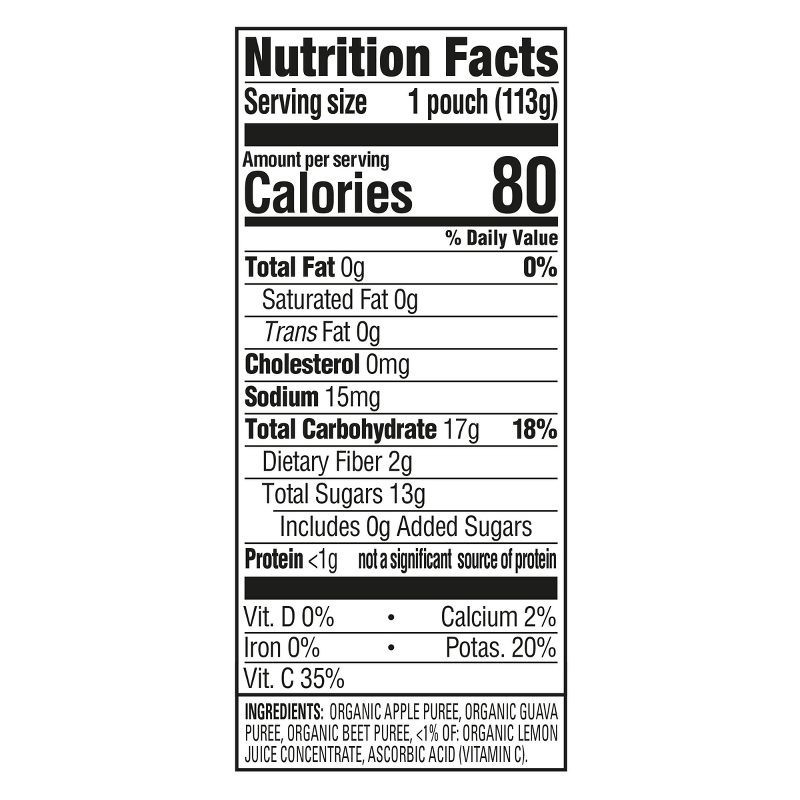 slide 6 of 9, Happy Baby Organics Clearly Crafted Stage 2 Apples, Guavas & Beets - 4oz, 4 oz