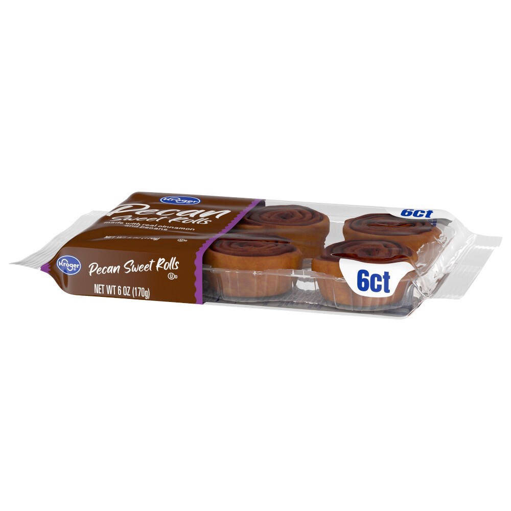 slide 3 of 6, Kroger Pecan Sweet Roll Ups, 6 oz
